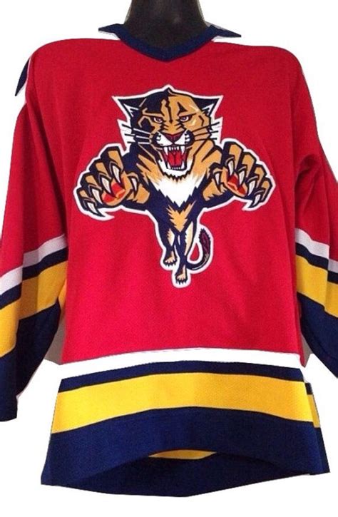 Vintage 90s Starter Nhl Florida Panthers Jersey Men Medium Etsy