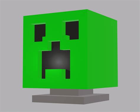 Minecraft Creeper Head by ERiK004 | Download free STL model ...