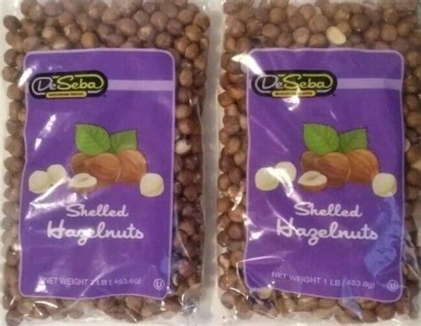 2 Bags Hazelnuts Filbert Cobnut Fresh Shelled 1 Lb Bags Us Ebay