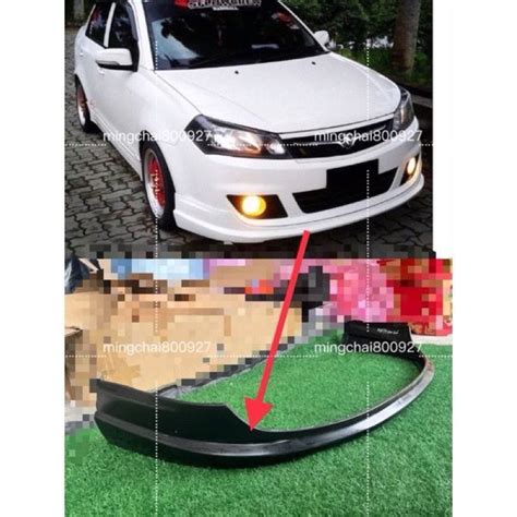 Proton Saga Fl Flx Front Skirt Pu No Paint Shopee Malaysia