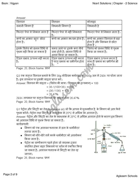 Up Board Solutions For Class 9 Science विज्ञान Chapter 2 Is Matter