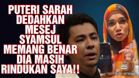 Kini Viral Memang Dia Masih Rindukan Sayangkan Saya Puteri Sarah