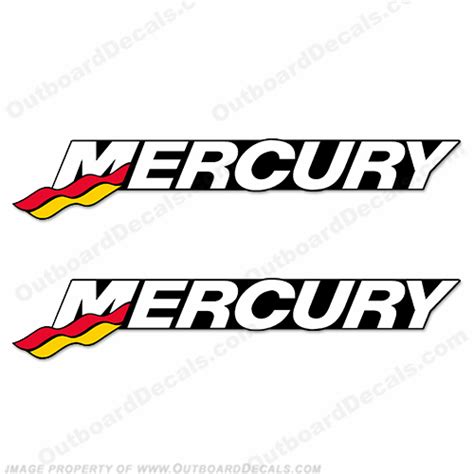 Individual Mercury Decals