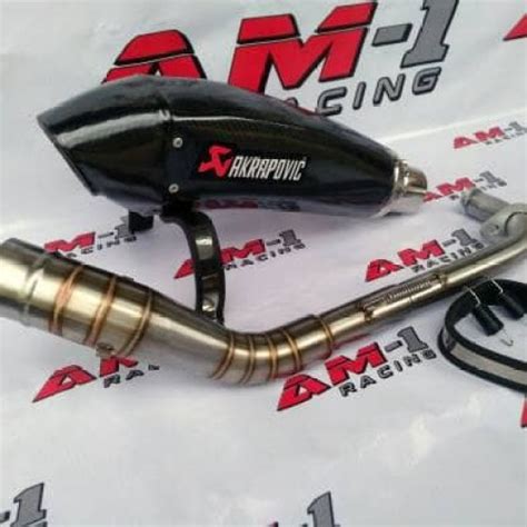 Jual Knalpot Akrapovic Monster Fullset Yamaha NMAX Abs Aerox 155 Vario