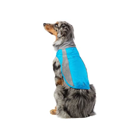 Arcadia Trail High Visibility Raincoat Blue Only Natural Pet