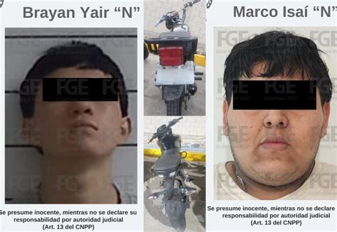 Fge Detiene A Dos Presuntos Ladrones De Motocicletas En Canc N