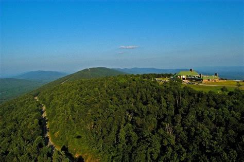 View From Above Queen Wilhelmina State Park On Rich Mountain In