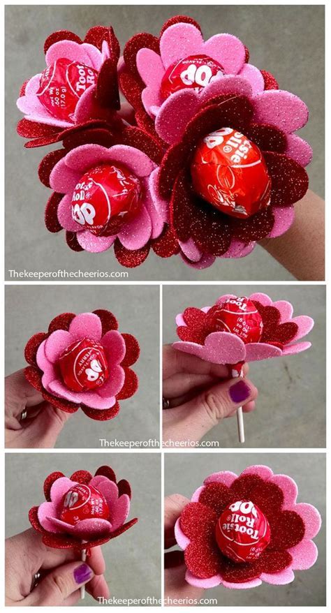 Heart Flower Sucker Valentine Treat A Perfect And Easy To Make T