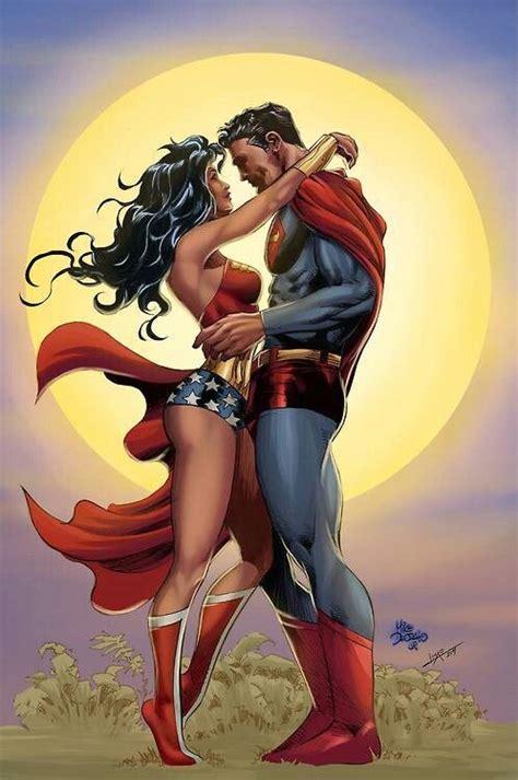 Hellyeahsupermanandwonderwoman Wonder Woman Comic Superman Wonder