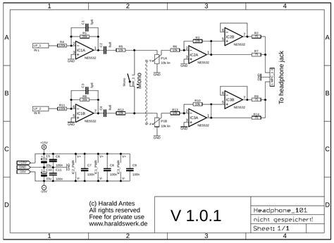 Headphone Amplifier Circuit Diagram Pdf