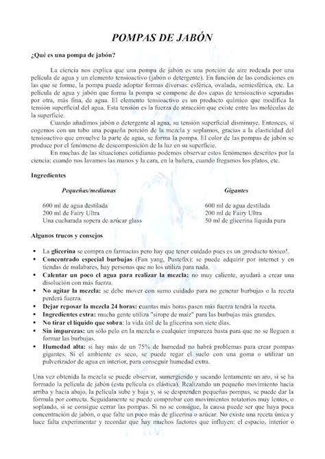 PDF Pompas De Jabon Folleto Pdf DOKUMEN TIPS