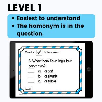 Teaching Humor With Homonym Riddle Jokes Digital And Print Task Cards