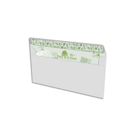 Oxford Bo Te De Enveloppes Recycl Es Extra Blanches G Format Dl