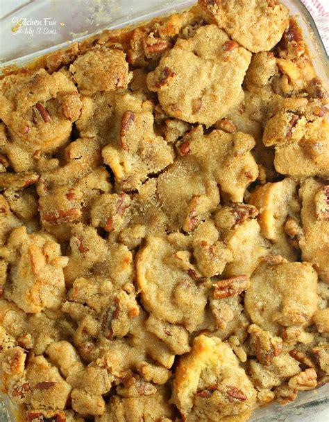 Easy Pecan Pie Bread Pudding Kitchen Fun With My Sons