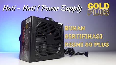 PSU GOLD PLUS KOK 500RIBUAN TEST PSU INNOVATION LEGACY 600W ANGKAT