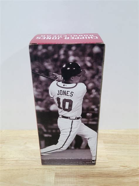 CHIPPER JONES Devil Horns BobbleHead Atl Braves SGA 2012 Vintage