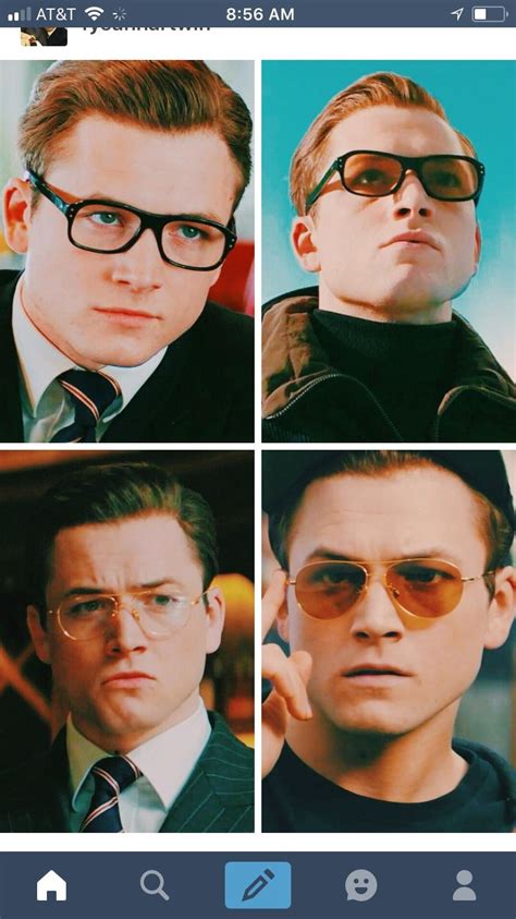 Glasses | Taron egerton kingsman, Kingsman actors, Eggsy kingsman