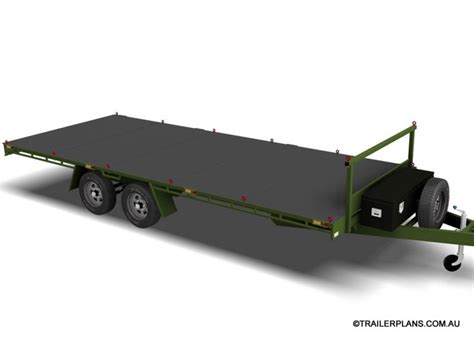 6m Flat Top Trailer Plan Trailer Plans Planbuildsave