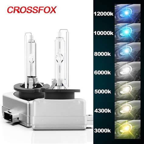 CROSSFOX 1 Pair 12V 35W Xenon D1S HID 3000K 4300K 5000K 6000K 8000K