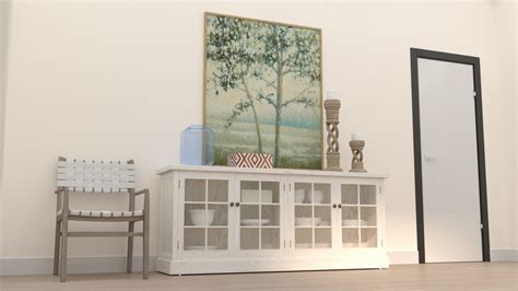 Ethan Allen Leave Your Worries At The Door Entryway D Model Cgtrader