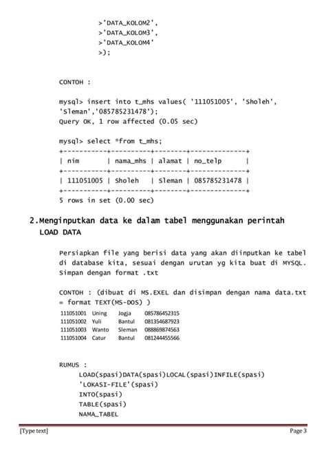 Materi My Sql Part 1 PDF