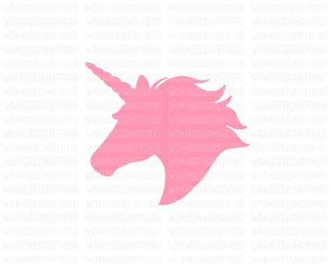 Unicorn Head Svg Unicorn Svg Svg Files Cricut Svg Silhouette Svg Cutting Files Etsy