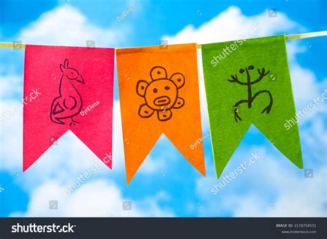 Flags Handdrawn Taino Petroglyphs Symbols Craft Stock Photo 2178754531 | Shutterstock