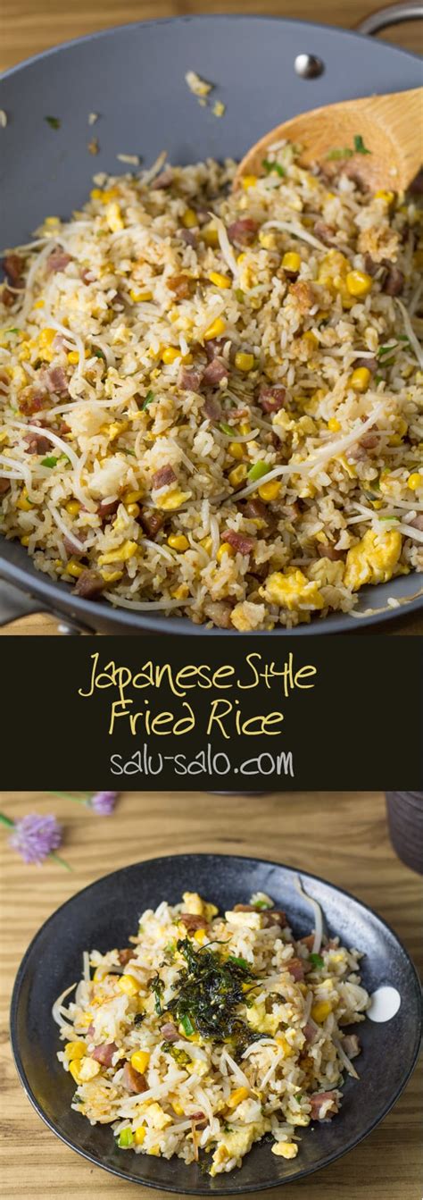 Japanese Style Fried Rice Salu Salo Recipes