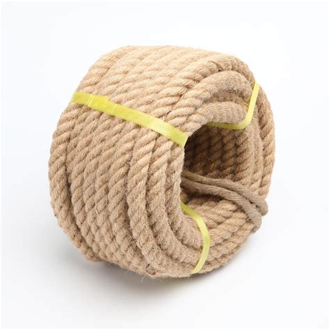 Jute Rope 1 Inch Natural Hemp Rope Twisted Manila Rope For Crafts