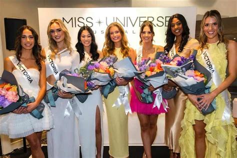 Miss Universe Australia 2023 finalists from Victoria are Claire Rossier ...