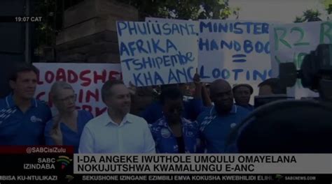 SABC News On Twitter RT SABCizindaba I ANC Ngeke Inikeze I DA