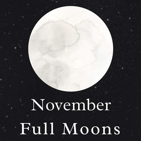 November Full Moons 1980 To 2029 Full Moon Watch