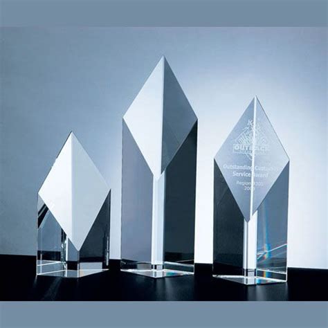 Super Crystal Diamond Tower Award Optical Crystal Awards C234 By