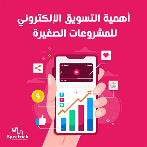 Startups أهمية التسويق الالكتروني للمشروعات الصغيرة Spectrick التسويق