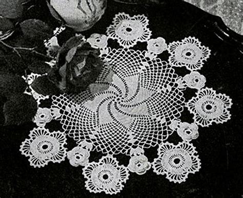 Ravelry Irish Crochet Doily 7635 Pattern By The Spool Cotton Company