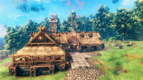 Valheim Tavern Inn The Pilgrimz Project Viking House Survival