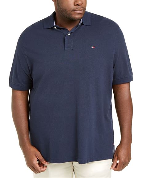 Tommy Hilfiger Mens Big And Tall Classic Fit Ivy Polo And Reviews Polos Men Macys