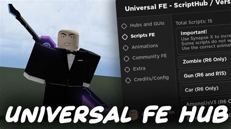 ROBLOX Universal FE Script Hub ROBLOX EXPLOITING YouTube