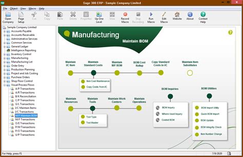 Sage Erp Modules