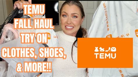 TEMU COZY FALL TRY ON HAUL TEMU FALL CLOTHING SHOE HAUL HOTMESS