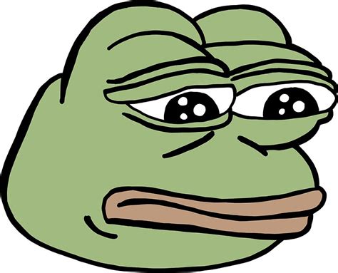 "RARE PEPE Sad Frog" Stickers by Konpoonti | Redbubble