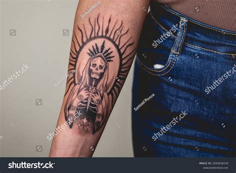 1,410 Santa Muerte Tattoo Images, Stock Photos, 3D objects, & Vectors ...