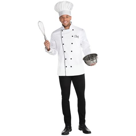 Adult Master Chef Costume Kit Cool Kat Party