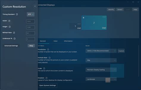 How To Set Custom Resolutions And Modes In Intel Graphics