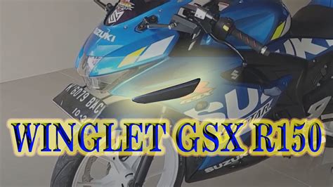 Cara Pasang Winglet SGP SUZUKI GENUINE PART Di GSX R150 YouTube