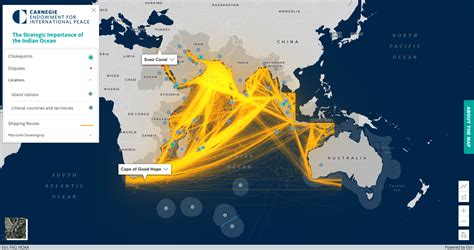 The Indian Ocean Strategic Map Carnegie Endowment For International Peace