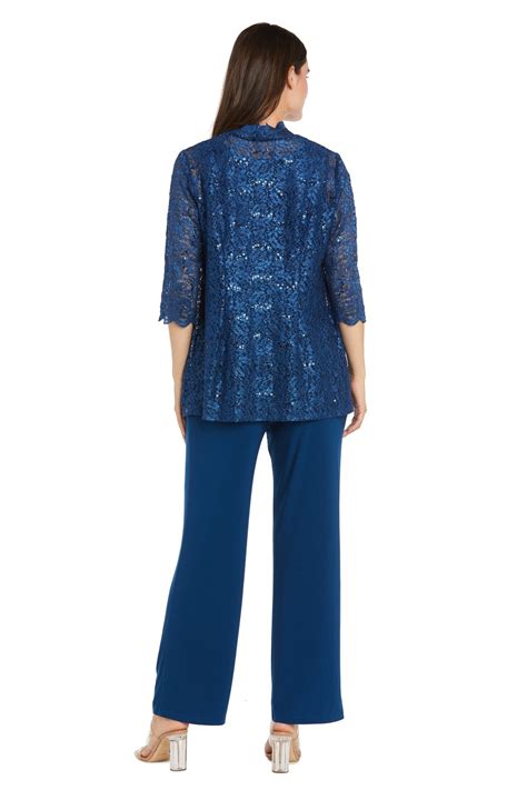 Coal R&M Richards 3303 Long Sequin Formal Pantsuit Dress - Mother of