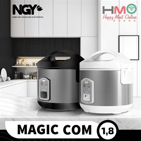 Jual NGY Rice Cooker 1 8 L Stainless Magic Nagoya 1 8 Liter NGY 18