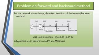 Load flow analysis of radial distribution system | PPT