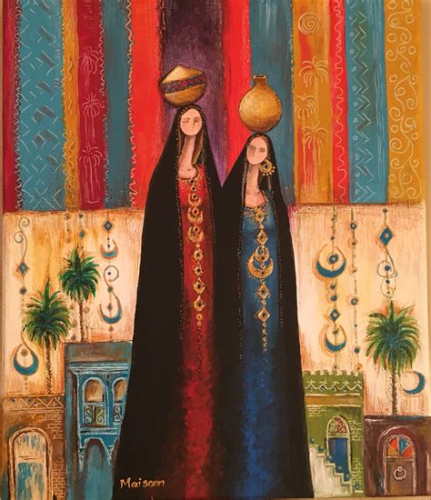 Iraqiart Iraqi Paintings Maisoon Alrubaei Persian Art Painting